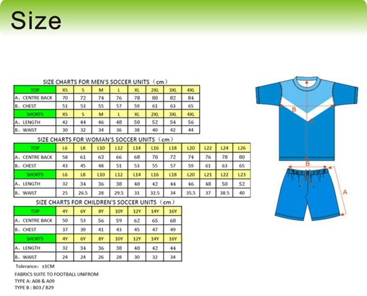 soccer size