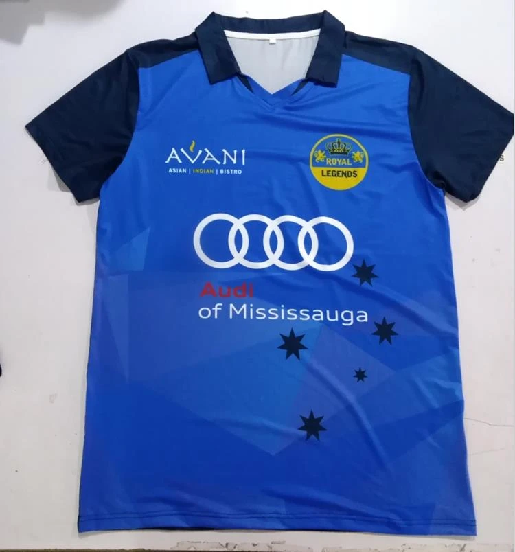 Lange ærmer Sublimeret Cricket Uniform